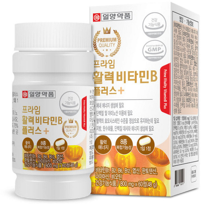 일양약품 프라임 활력 비타민B 플러스, 60정, 1개