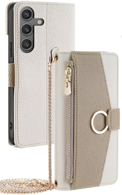 블랑진 오로라 갤럭시 시리즈 동전 지갑 지퍼 케이스