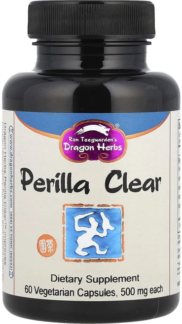 드레곤허브 Perilla Clear 500mg 베지캡슐 60정, 5개 - 쿠팡
