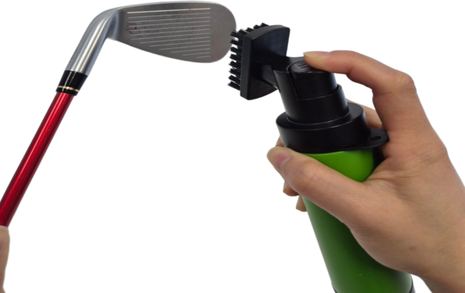 쥬초이스 골프 아이언 청소 세척솔 클럽관리, 1개, 그린