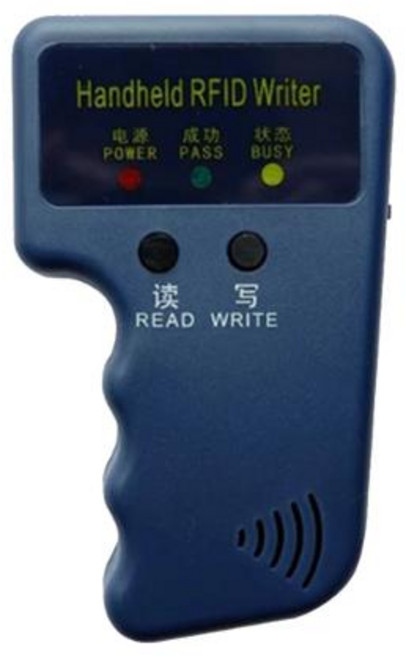 휴대용 125KHz RFID 복사기 작가 복사기 프로 프로그래머 리더 재기록 가능한 ID Keyfobs 태그 카드 아파트, No Accessories, 1개