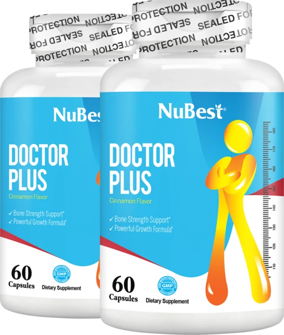 Doctor Plus by NuBest - Optimum Bone Strength Formula - Supports Strong Healthy Bones and Wellness, Pack of 2 - 120 Capsules, 60정, 2개 - 쿠팡