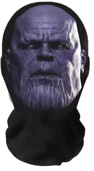 칸예마스크 캐릭터가면 복면마스크 가면 쓸데없는선물 칸예복면, 타노스, 1개