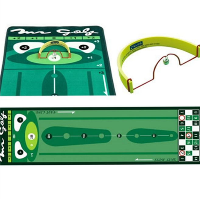 골프 퍼팅 매트 실내 훈련 양방향 퍼팅 연습기 홀컵 용품 알바트로스 스크린 미끄럼 타격 야간 개인 방지