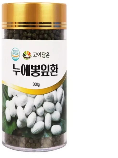 유쎌몰 누에뽕잎환 국산뽕잎환 생뽕잎누에먹이, 300g