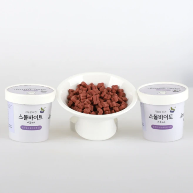 주베베 비건 스몰 바이트 기능성 저알러지 트릿 3종, 1개, 55g, 아로니아 - 쿠팡