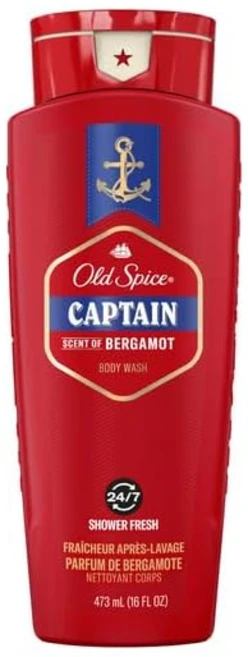 올드스파이스 Red Collection Captain Scent Body Wash for Men 16 Oz 16 Oz, 1개, 1g - 쿠팡