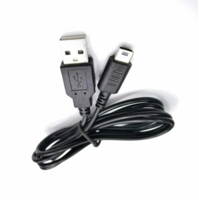 닌텐도 DS 라이트용 USB 충전 케이블 충전기 코드 리드 DSL NDSL 콘솔 전원 충전 와이어 블랙 12M 로트당 10 개, 1) Black