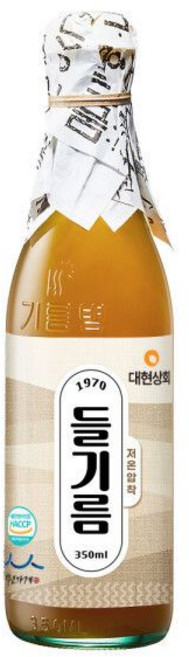 저온압착 들기름 350ml(실속형) 45년전통 대현방앗간, 저온압착 들기름 (실속형) 45년전통 대현방앗간, 1개