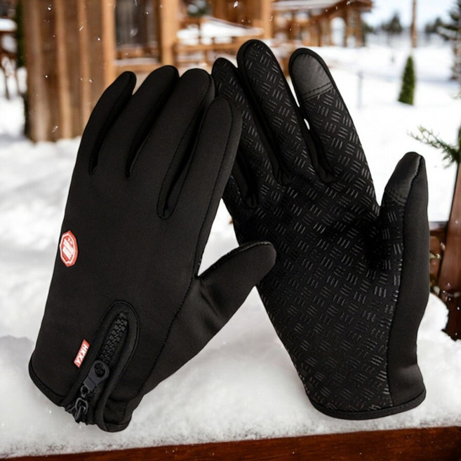 코르빈 오토바이 자전거 방한 스마트폰터치 겨울장갑, 1개