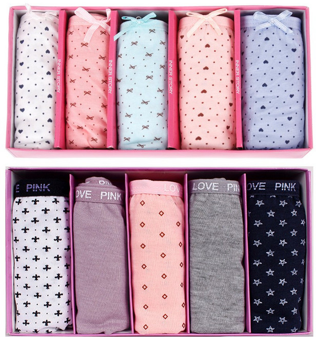 여성용 데일리 러블리 미디팬티 10종세트