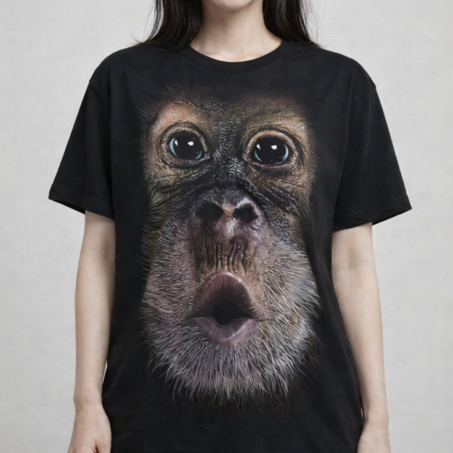 조이데이 원숭이 티셔츠 쓸데없는 선물