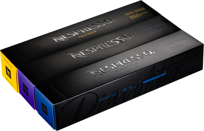 네스프레소 버츄오 캡슐 에스프레소 3종 볼테소 알티시오 디아볼리토 세트, 5.2g, 3개, 10개입