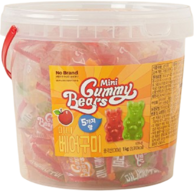 노브랜드 미니구미베어, 1kg, 1개