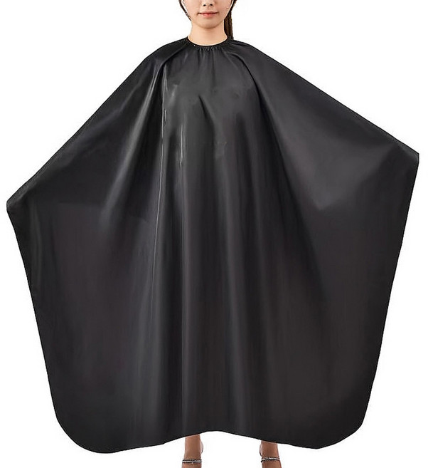 리드살롱 청담 고급 실크 염색보 커트보 미용실 메이크업 가운 대형, 1개, 블랙