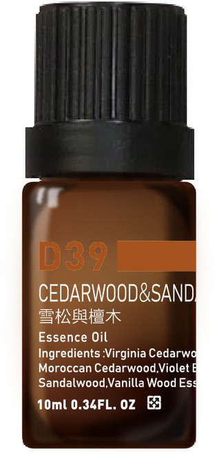 WANT03 複方香氛精油 雪松與檀木, 1個, D39 雪松與檀木, 10ml