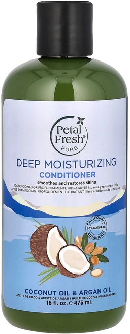 페탈 프레쉬 퓨어 딥 모이스처라이징 컨디셔너 코코넛 오일 & 아르간 오일 함유 475ml (16 fl oz) PFH-72464 - 쿠팡