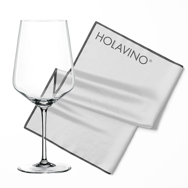 올라비노 와인잔 클리너 린넨 닦는천 세척 닦이 닦는법 악세사리 얼룩 용품 닦이 보관 레지, 연한 회색 (Light gray), 1개