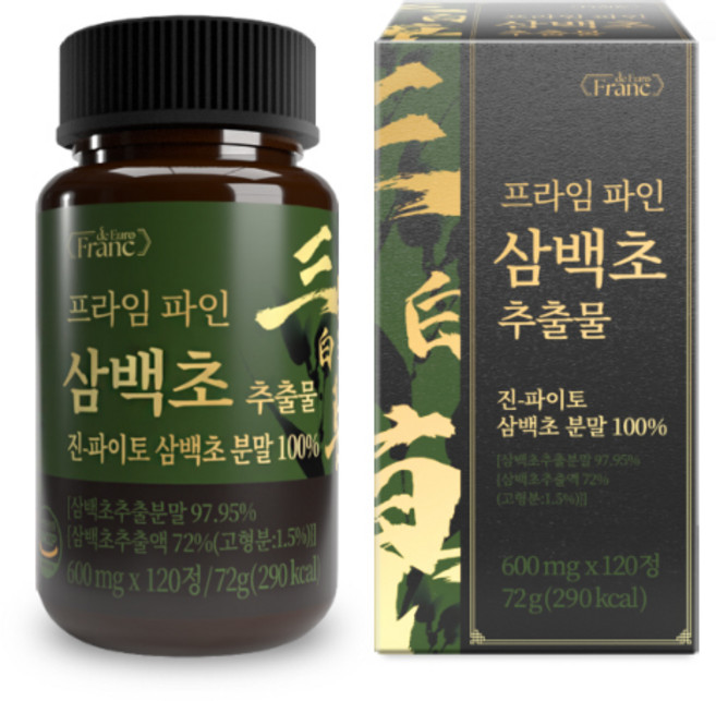 프라임 파인 삼백초 추출물 진 파이토 삼백초 분말 100%, 1개, 120정