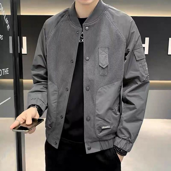 쩐쿠 남성 캐주얼 집업 자켓 ZM004