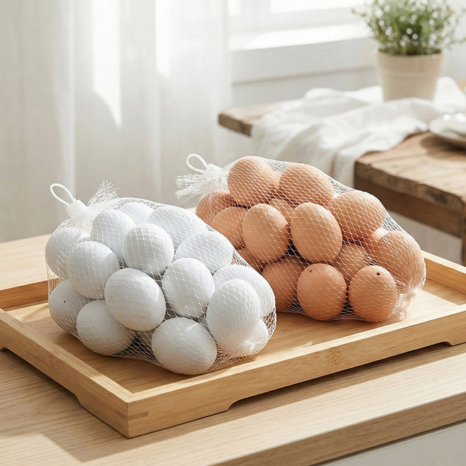 한소픈 계란 모형 달걀 모형 장식 소품 가짜 계란 달걀, 갈색계란(20개)