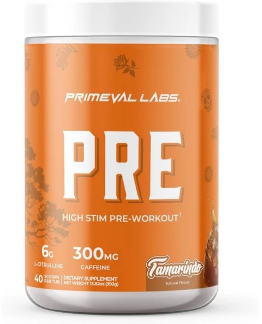 에너지파우더 남성 Prmeval Labs PRE 고자극 프리워크아웃 | 에너지 성능 포뮬러 300mg 카페인 40회분 타마린도 정통 라틴 스타일 맛으로 당신 여정 힘차게 시작하, 14.18 Ounce (Pack of 1), Tamarindo, 1개 - 쿠팡
