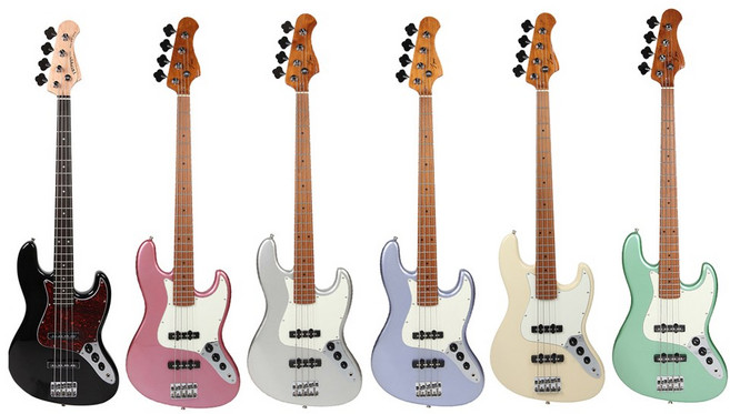 투맨 TJB-120 입문용 일렉 베이스 기타/ TWOMAN 재즈 베이스, SV(실버), 1개