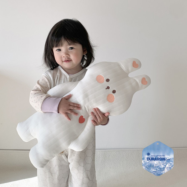 돗투돗 시원한 듀라론 냉감 아기 바디필로우 인형, 베이비바니