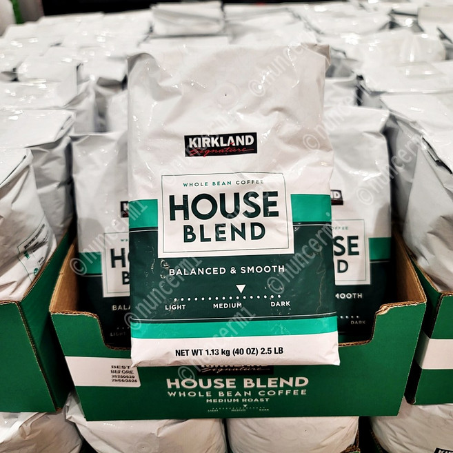 커클랜드시그니춰 하우스 블렌드 커피, 1.13kg, 3개, 홀빈(분쇄안함)