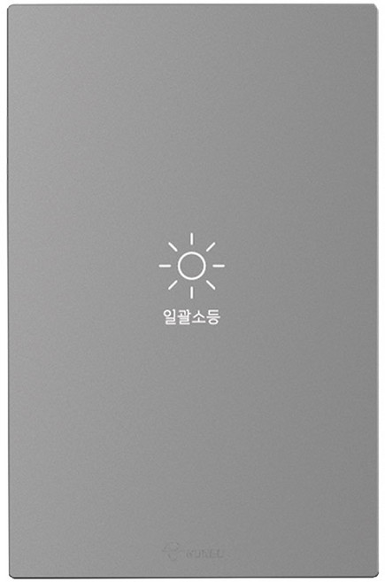 고네오 스위치 1구 일괄소등 커버 덮개 유럽형 디자인 마그네슘, 1개