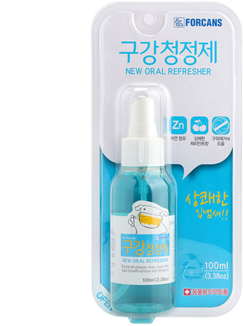 포비스 강아지 구강청정제 애견 입냄새 제거 관리, 1개, 100ml