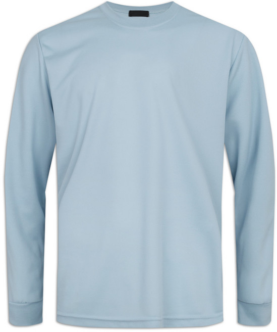 빅사이즈 단체복 쿨론 해리 라운드 긴팔티 (AB065)