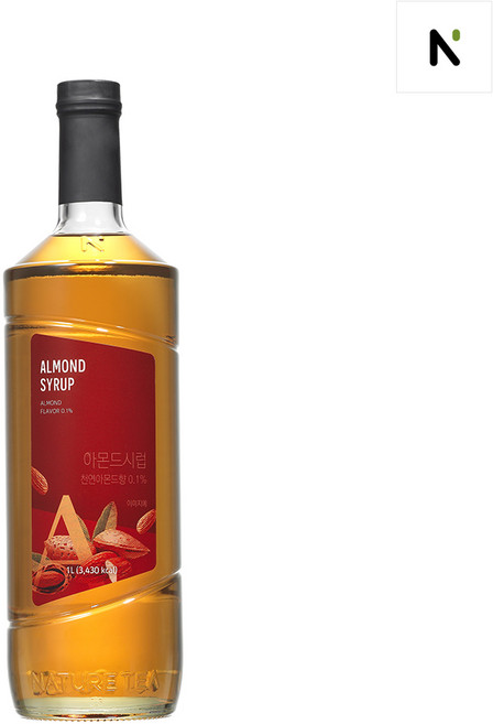 네이쳐티 아몬드시럽, 1L, 1개