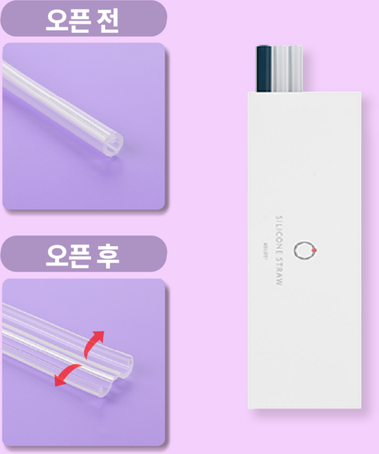 에이비라이프 스탠리 스타벅스 텀블러 호환 빨대 22cm 투명2개 녹색1개, 1세트, 3개