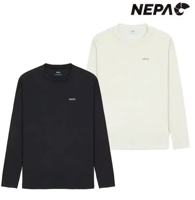 네파(남성) NC일산 -할인특가- 25SS 남성 봄 여름 다양한 활동에 이너 티셔츠로 착용하기 좋은 벨로스터 트레일 베이직 긴팔 라운드티셔츠 7L15322