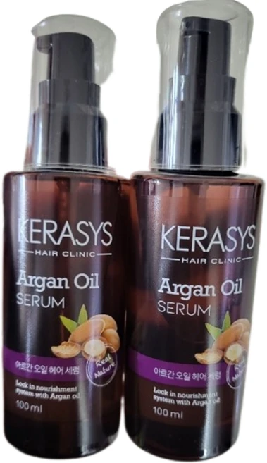 케라시스 내추럴레시피 아르간 헤어오일 세럼, 100ml, 2개 - 쿠팡