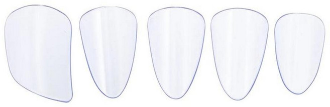 손톱 커버 부품 기타 연주 손가락 끝 보호 폴리 카보네이트 현악기, 1개