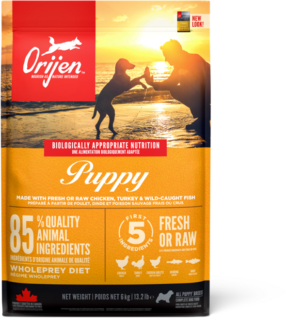 오리젠 오리지날독 퍼피 강아지사료, 1개, 6kg, 닭