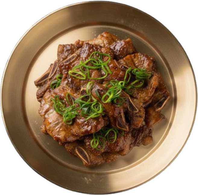 [억수로상회] 돼지갈비 양념LA갈비 (한돈), 2개, 700g