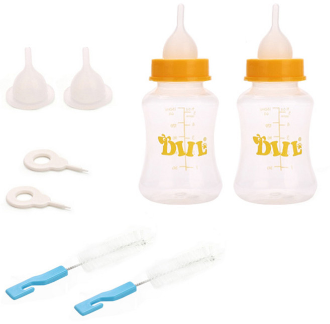 제제펫 휴대용 애견 물통, 오렌지, 2세트