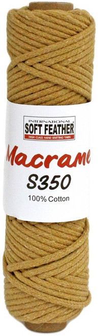 SOFT FEATHER Macrame S350 編結棉線 3mm 純棉 多色可選, 05, 1個