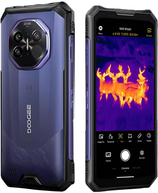 DOOGEE S300 Plus 5G 熱成像三防手機, 銀色, 1TB