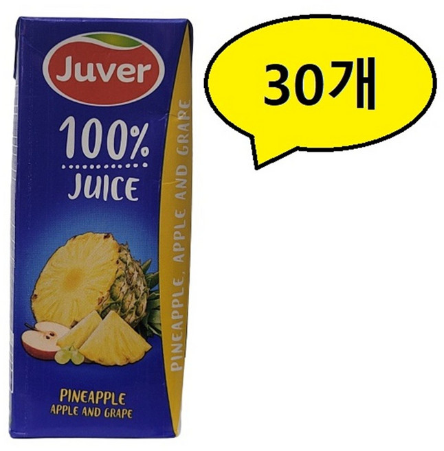 후버 넥타 파인애플 주스, 200ml, 30개