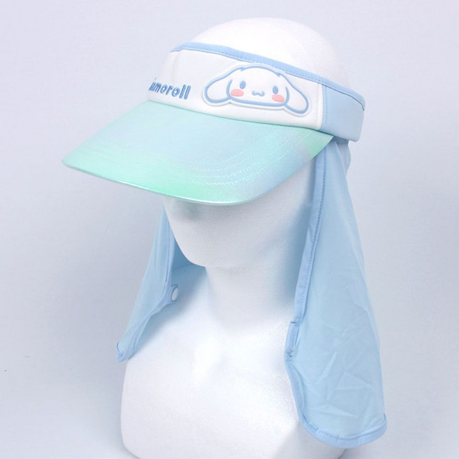 시나모롤 캐릭터 차양 썬캡 여름 햇빛차단 모자60224EA