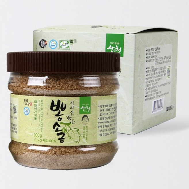 (경남관광기념품점 산청군) 지리산 안심 뽕소금 900g, 1개