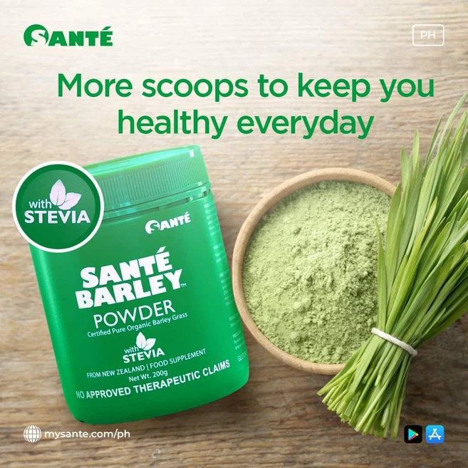 Sante Barley Sante Pure Barley Canister 200g 새싹보리 주스 파우더 스테비아, 1개 - 쿠팡