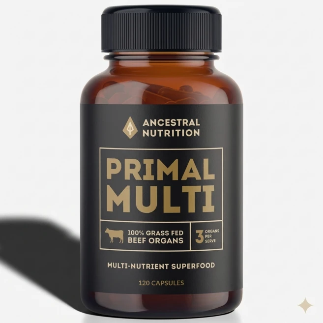 [소내장]앤세스트럴뉴트리션 PRIMAL MULTI Beef Organ 호주 목초 우 소간 소내장 캡슐, 1개, 120정 - 쿠팡