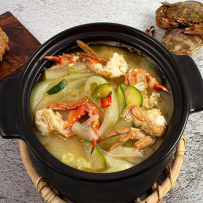 [밥도둑푸드] 여수맛집 돌게 된장찌개 밀키트 (600g 6-9인분), 3개, 200g