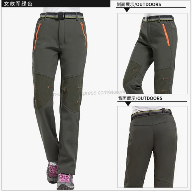 스키복 여성용 야외 하이킹 스키 방수 플리스 겨울 따뜻한 낚시 트레킹 재킷 바지 세트