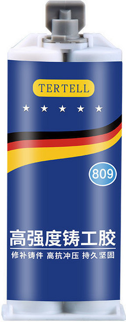 強力鑄工膠 AB膠 修補膠 防水膠 萬能膠水 補漏膠 焊接劑 耐高溫, 1個, 新一代809鑄工膠100克耐200度